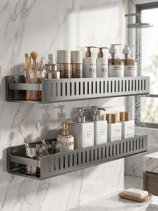 SHENYUAN | Wall-Mounted Bathroom Storage Shelf No Drilling