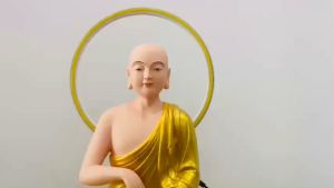 Tượng Thánh tăng tài lộc Sivali size 30cm chất liệu Composite và bột đá sơn tĩnh điện hàng cao cấp nhập khẩu Đài Loan