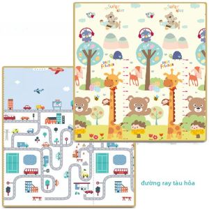 Thảm Tập Thể Dục Cho Trẻ Em Dày Thoáng Khí Chống Thấm Nước Hai Mặt Thân Thiện Với Môi Trường Thảm Chơi Trong Nhà Cho Trẻ Sơ Sinh