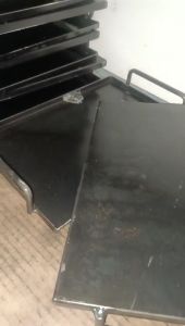 WAJAN KEBAB MINI / WAJAN SERBAGUNA/ WAJAN DATAR/ WAJAN UKURAN 20X30X2 BAHAN BAJA HITAM