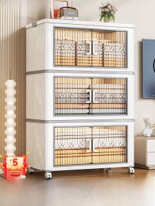 Star Optima ตู้เก็บของแบบพับได้ความจุขนาดใหญ่ ชั้นวางเสื้อผ้า ของเล่น ของกิน สำหรับใช้ในบ้าน กล่องเก็บของแบบเรียบง่าย