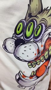 Kaos Pria 3 Dimensi Tshirt Premium Distro Animasi H016 by Hans