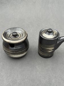 Japanese Style Soy Sauce Pot Cooking Utensil Pork Roasting Powder Bottle Ceramic Material Commercial Use Dishwasher Safe