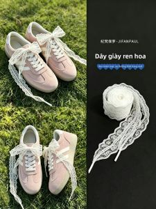 JIFANPAUL | Giày Ballet Phụ Kiện Đai Nơ và Ngọc Trai