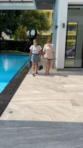 รองเท้าเเฟชั่นผู้หญิงเเบบเเตะส้นสูงทรงเเม็กซี่ No. 8270