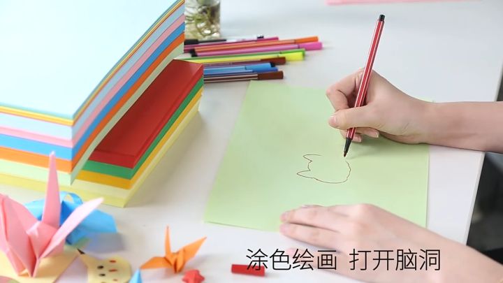 GIẤY GẤP XẾP HẠC ORIGAMI 10/20 MÀU GIẤY THỦ CÔNG GẤP HOA, CẮT THỦ CÔNG ...