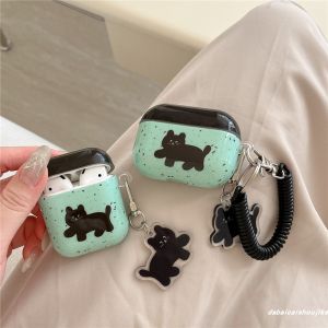 Kawaii Cat Pattern Airpods pro 2 Case 4th Gen Wireless Bluetooth Apple Airpods 1/2 Soft Shell Anti-Fall Protection Cover
