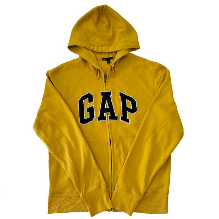 Zip Hoodie GAP (Second Branded Original) Thrift Hoodie Gap Graphic