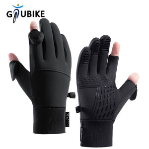 GTUBIKE Winter Gloves Men Women Warm Touch Screen Gloves Outdoor Sports Windproof Waterproof Cycling Skiing Fishing Gloves