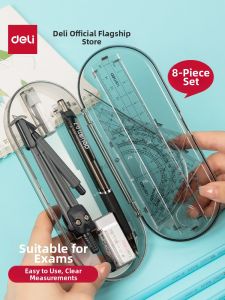 deli | Student Drawing Set Multipurpose Engineering Exam Drawing Tools