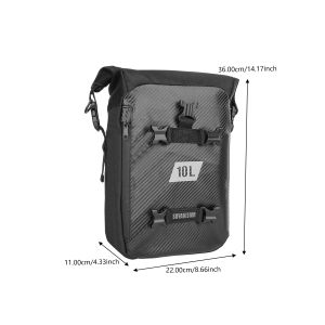 Crash Bar Bag Waterproof Motorcycle Bag Universal Cycling Backpack 8L/10L/20L/30L Motorbike Side TailSaddlebag For Long Distance