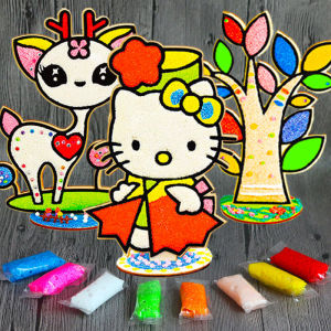 1-20 pack Kids DIY handmade Wooden Painting Snow mud pearl mud clay painting pigment 3D Snow Mud Painting Fluffy Floam Slime Scented Stress Relief Toys for Arts Crafts