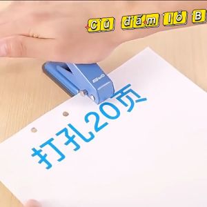 Đục lỗ giấy dụng cụ đục lỗ đơn kẹp bấm lỗ giấy refill sổ còng cầm tay tiện dụng kìm bấm lỗ 0.6mm-HAUSE