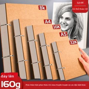 Chuyên Nghiệp Sketchbook Rời Lá A4 A5 16K 32K 8K Giấy Phác Thảo Notebook Cho Trường Nghệ Thuật Bút Chì Vẽ Văn Phòng Phẩm