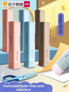 deli | Deli Triangle Shape Solid Glue Sticks Non-Toxic High Viscosity for Children And Students Easy to Use Smooth Application