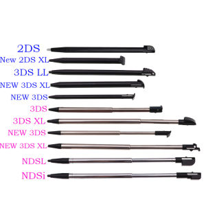 1pcs Metal Telescopic Stylus Plastic Stylus Touch Screen Pen for 2DS 3DS New 2DS LL XL New 3DS XL For NDSL DS Lite NDSi NDS Wii