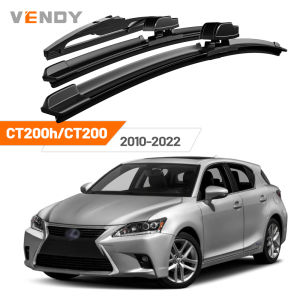 Lexus CT200h CT200 2010-2022 Bộ Lưỡi Gạt Nước Kính Chắn Gió Phía Trước Và Phía Sau Bộ Phụ Kiện Gạt Nước Kính Chắn Gió Bằng Cao Su Cho Tầm Nhìn Rõ Ràng Trong Mọi Điều Kiện Thời Tiết