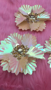 Handmade Sequins Corsage Flower brooch pin Corsage pin for wedding corsage brooch corsage bride party flower brooch
