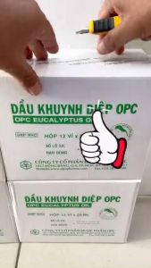 Dầu Khuynh Diệp OPC Mẹ Bồng Con Chai 25ml Nước Dầu Màu Xanh