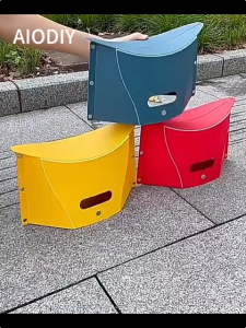 AIODIY ghế gấp Ghế gấp di động có thể sử dụng trong nhà câu cá bán hàng trên phố và ngồi trong chuyến xe dài