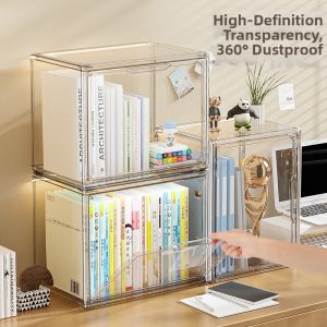 Besee | Transparent Acrylic-like Desktop Book Storage Box