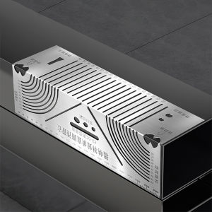 1PCS Arc Angle Marking Ruler Multifunctional Square Tube Rounded Corner Drawing Ruler 90 Degree Folding Ruler Line Drawing Tool