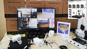 Sricam SriHome 4CH NVR Kit Wireless Security System - 1080P FHD WiFi IP Camera CCTV (4 Pcs) NVS001 NVR WiFi 4 Channel