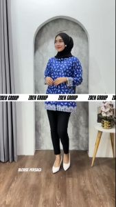 Baju Seragam Batik Persagi Wanita & Pria Berfuring Adem