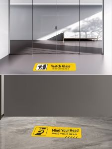 MUTAN | Slip Caution Glass Collision Warning Label