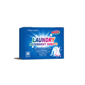 30pc Powerful Laundry Detergent SheetsPortable & High-Quality for Clothing Stain Removal & Cleaning Essentials Washing Machines