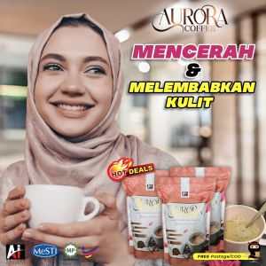 [OFFICIAL DISTRIBUTOR] KOPI AURORA ORIGINAL HQ KOPI KURUS CANTIK PUTIH KOPI PREMIUM AI