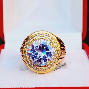 CINCIN BATU KECUBUNG LAVENDER BERKILAU