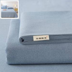 New Pure Cotton Natural Linen Bedding Set Double