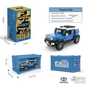 POWERBUILD | Authorized Toyota Land Cruiser Building Blocks Toy