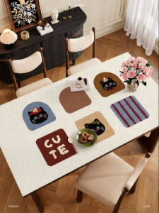 xy | Luxury Heat-Resistant Waterproof Oil-Proof Easy-Clean Tablecloth