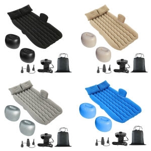Inflatable Car Air Mattress Backseat Bed with Air Pump Inflatable Truck Back Seat 2 Pillows & Carry Bag for Camping Road Trip