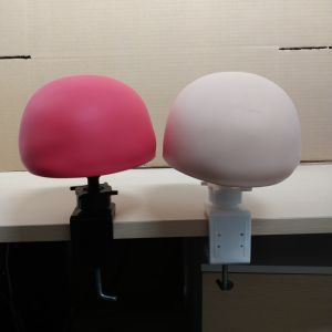 Plastic Hair Extension Display Stand Net Bottom Hook Hairdressing Tool Half Head Mold Hair Block Presentation Holder