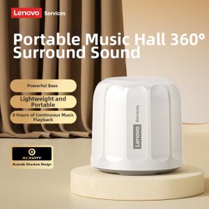 Lenovo | Bluetooth Speaker with Subwoofer Portable High-Quality Mini Audio