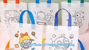 Tas Mewarnai DIY TAS KAIN Tas Spunbond 2 Sisi Mewarnai Edukasi Prakarya Kreatif MAINAN EDUKASI ANAK TAS SPUNBOND I TAS SOUVENIR I SOUVENIR SPUNBOND GOODIE BAG Tas Sekolah Anak Tas Kado Souvenir Hadiah Anak