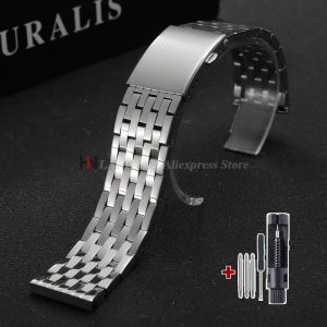 Solid Stainless Steel Watch Band 22mm 24mm 26mm 28mm 30mm For Diesel Strap Flat Bracelet Men Sport Business Strap Folding Buckle