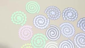 Metal Cutting Dies Set Various 3D Beautiful Love Petal Rolled Rose Flower Collection for DIY Scrapbooking Craft Paper Cards