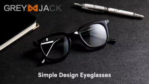Grey Jack Kacamata Antiradiasi Blueray Bentuk Kotak Bahan TR+Acetate Kokoh Ringan Bisa Minus Fashion Laki-laki dan Wanita 9130