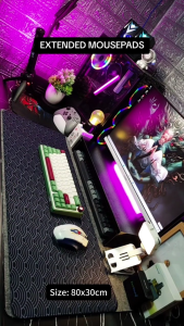 3mm Thicken Mousepads | Smooth Japanese Wave Desk Mat | Extended Large Gaming Mouse Pad 80x30 / 90x40 / 100x50 / 120x60cm