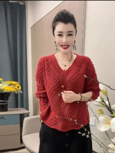 เสื้อชั้นในถักหลวมๆ ดีไซน์เก๋ไก๋ ปักลาย ทรงหลวม ปกปิดหน้าท้อง กระชับสัดส่วน สำหรับผู้หญิงวัย 40-49 ปี