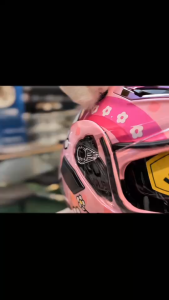 ลายใหม่ น่าร๊ากกก - หมวกกันน็อคเต็มใบ ยกคางได้ SOMAN รุ่น 955s ลายน่ารักมากกก