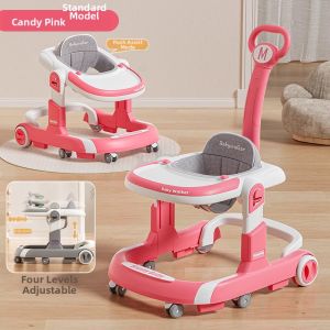 Beige | Anti-O Legs Anti-Tip Foldable Baby Walker