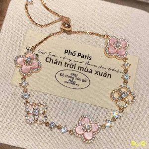 Vòng Tay Nhựa Hoa Hồng Ngọt Ngào Phụ Kiện Dây Chuyền & Dây Chuyền Thời Trang Dành Cho Phụ Nữ Làm Quà Tặng Sinh Nhật Cho Bạn Bè