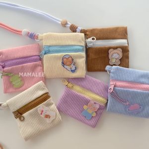 กระเป๋าลูกฟูก คล้องคอ สายปรับได้