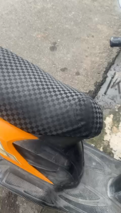 KULIT JOK MOTOR POLOS / CATUR / KULIT JERUK COVER JOK MOTOR POLOS / CATUR /KULIT JERUK UNIVERSAL MOTOR COVER SEAT MOTOR TERBARU UNIVERSAL YAMAHA HONDA PREMIUM