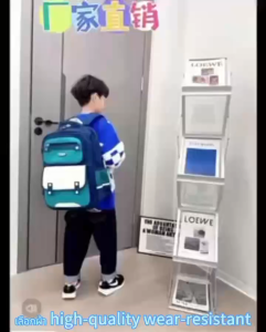 กระเป๋าเป้แฟชั่น2024วัสดุกันชุดใหม่กระเป๋าเป้สะพายหลังขนาดใหญ่ญี่ปุ่นและเกาหลีใต้เด็กประถมกระเป๋านักเรียนทั่วไป